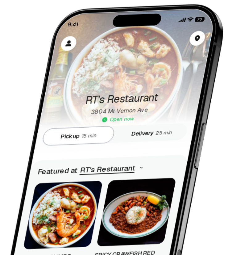 RT's Restaurant app preview